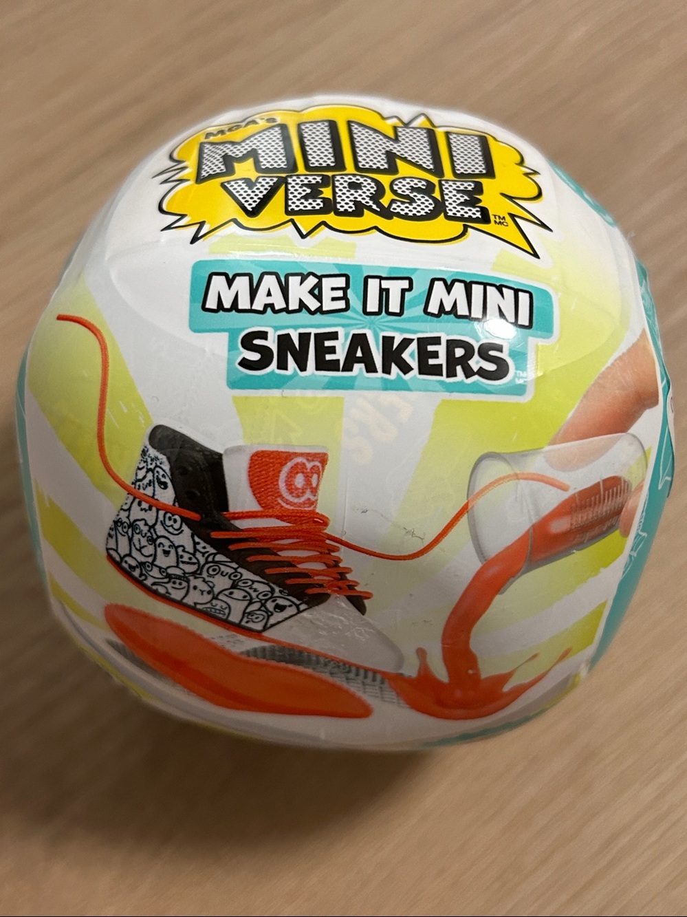 MGA's MiniVerse Make It Mini Sneakers - White & Teal Packaging New-Sealed -1 Set